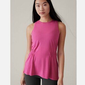 Athleta Air Out Cinch Tank Size Extra Small PINK NEW